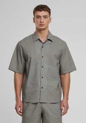 RELAXED SHORT SLEEVE  - Button down-skjorte - paleolive