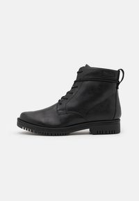 Tamaris BOOTS  - Schnürstiefelette - black matt