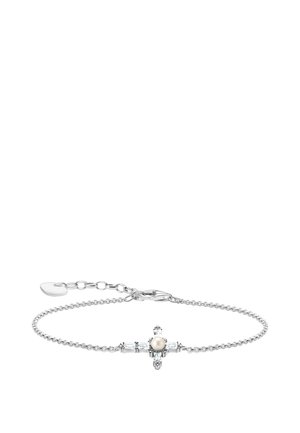 CROSS ROMANCE - Armband - weiß/silberfarben