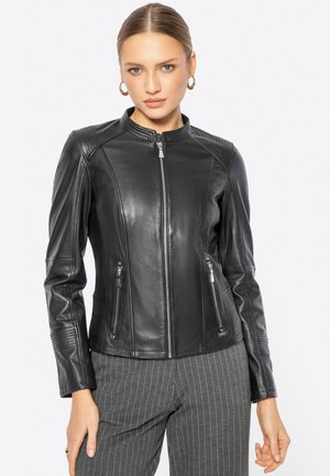 Leather jacket - black