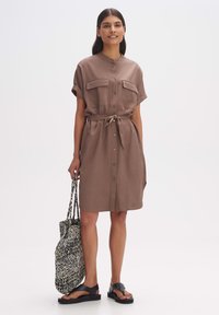 OPUS WOLDA - Blousejurk - cocoa