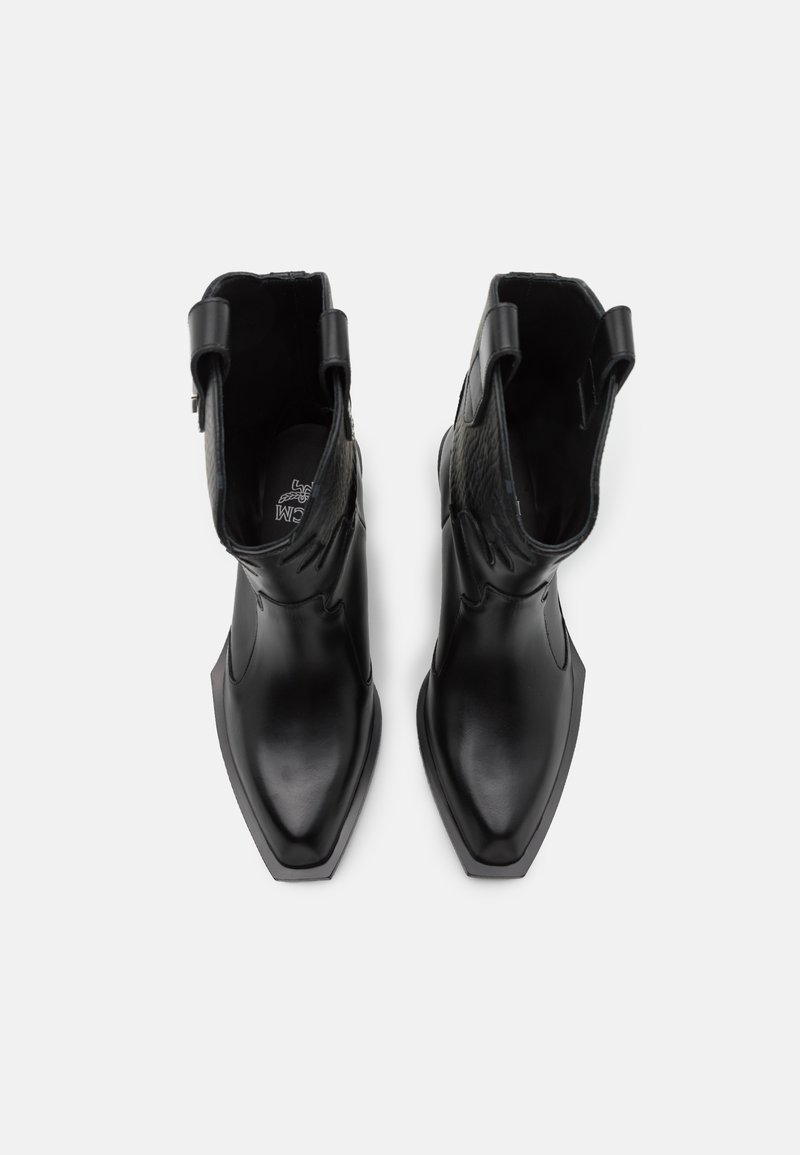 MCM BOOTS - Cowboy-/Bikerstiefelette - black/schwarz - Zalando.de
