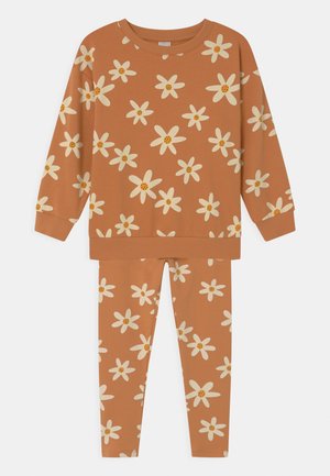 FLOWER SET UNISEX - Mikina - dark beige