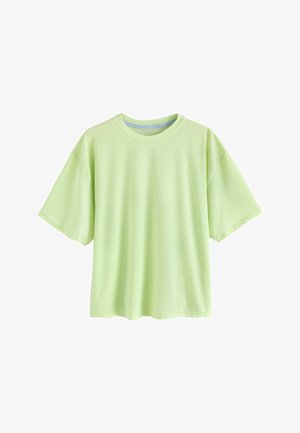 Next, REGULAR FIT - ACTIVE BOXY CREW NECK SHORT SLEEVE T-SHIRT - Basic T-shirt - lime green