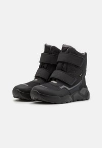 Superfit ROCKET - Schnürstiefelette - schwarz/hellgrau