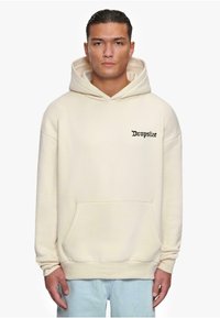 Dropsize HEAVY NUMBER - Sweat à capuche - coconutmilk black