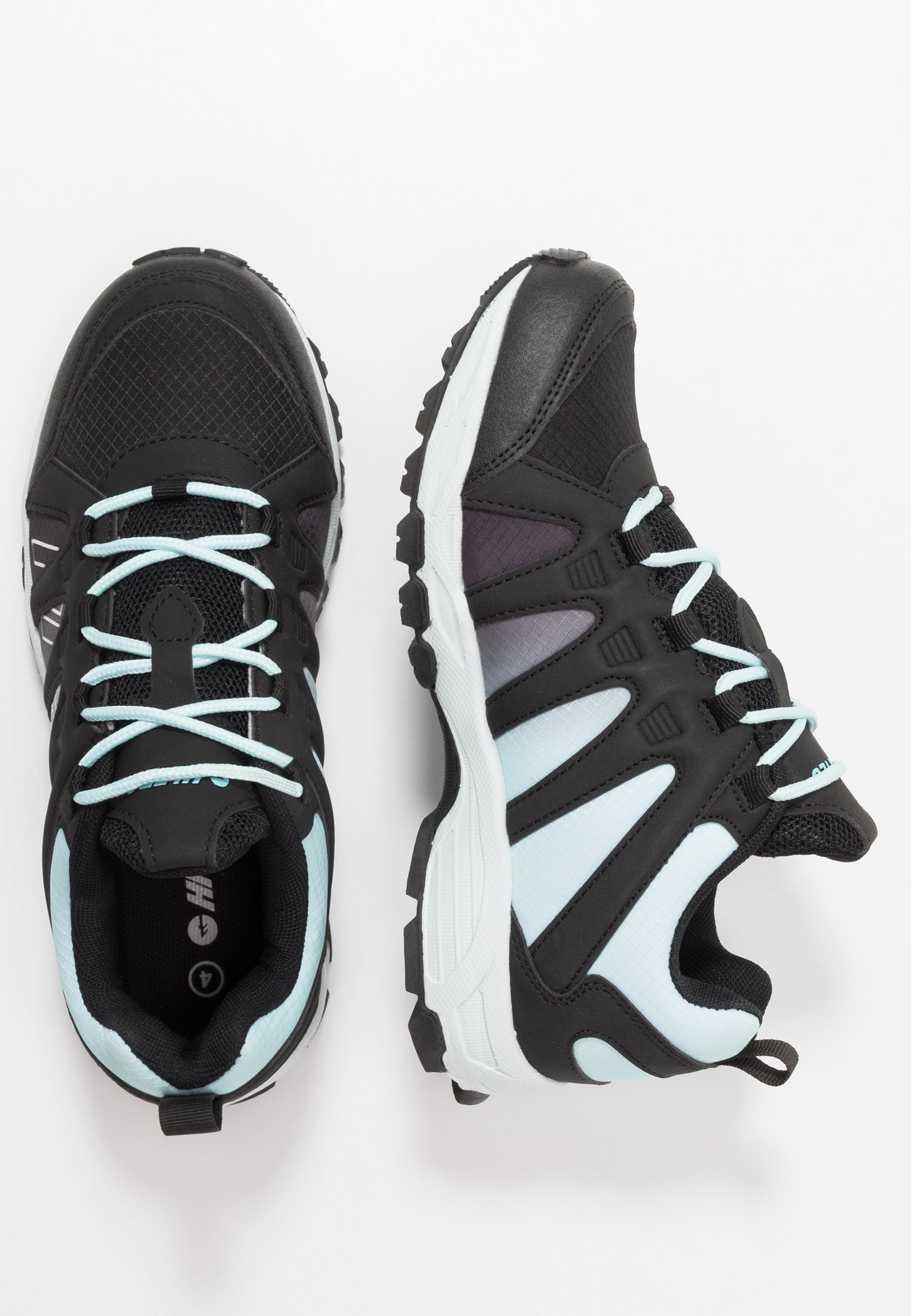 Hi Tec WARRIOR WOMENS Fjellsko charcoalmisty blue Hi Tec WARRIOR Fjellsko blackgrey Zalando.no