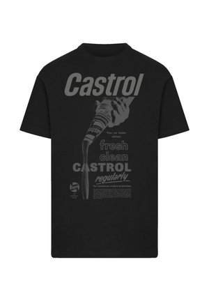 CASTROL FRESH CLEAN - Print T-shirt - schwarz