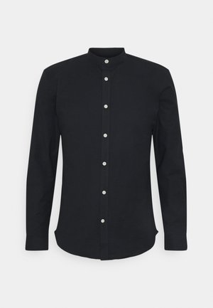 OXFORD MANDERIN SUPERFLEX L S - Skjorta - black