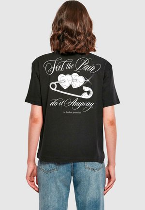 FEEL THE PAIN  - Print T-shirt - black