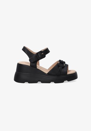 VENEZIA, Plateausandalette - black