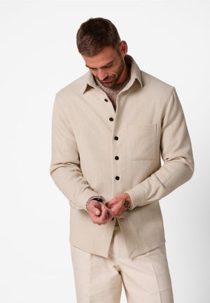 PROFUOMO, PROFUOMO SOLID OVERSHIRT - Leichte Jacke - sand