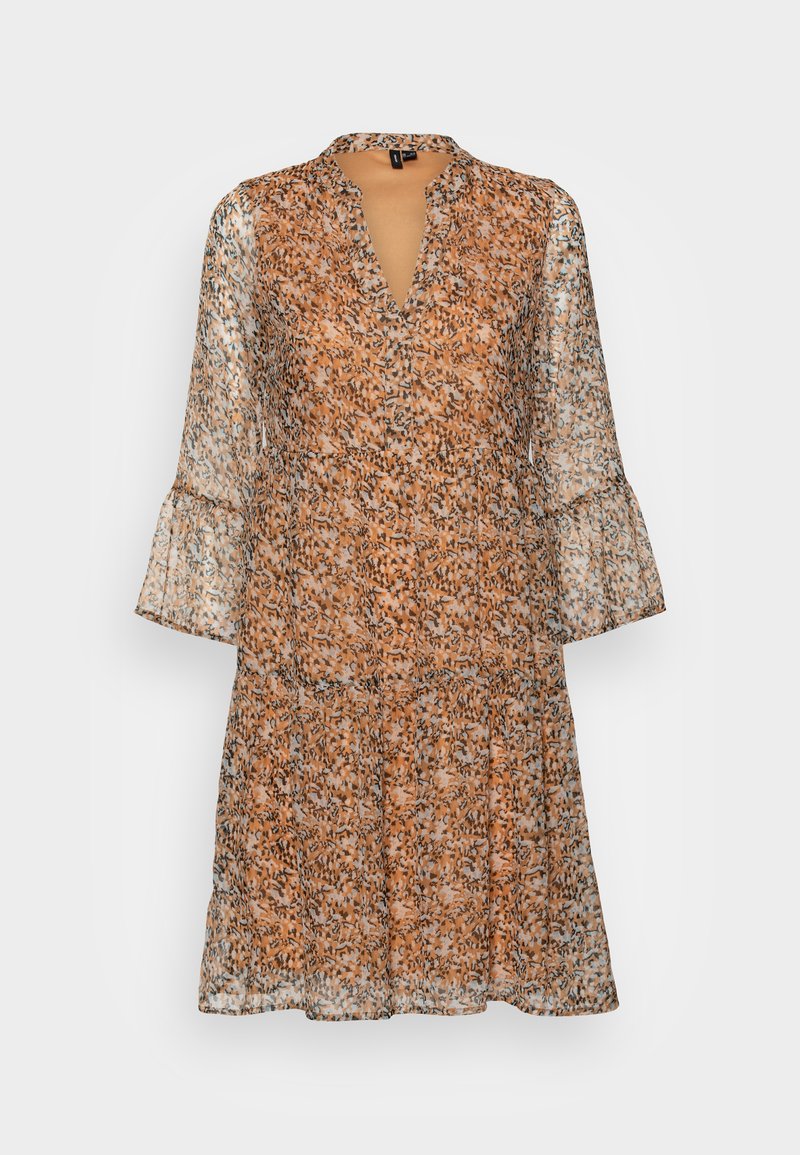 Vero Moda Tall VMKAY SHORT DRESS - Vestido de dia - tan