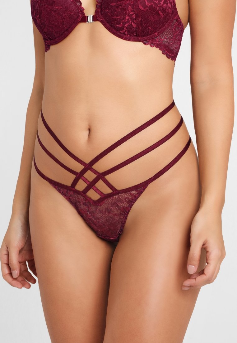 LASCANA String - dark red