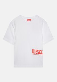 Diesel - MTFIND OVER UNISEX - T-shirt imprimé - white Image miniature 1