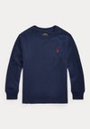 COTTON JERSEY LONG SLEEVE TEE 7-14Y - Langærmet T-shirt - cruise navy