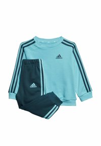 adidas Performance JOG SET - Tuta - light aqua   arctic night