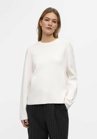 Object - OBJREYNARD O-NECK - Jumper - cloud dancer Thumbnail Image 1