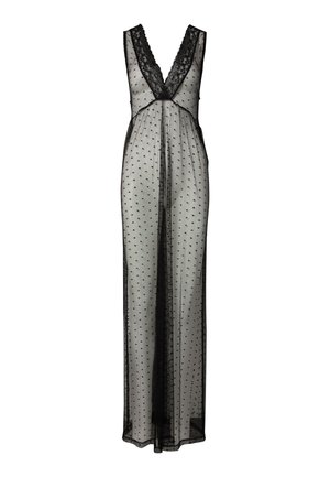 Pieces MAXIKLEID PCMILJE SPITZEN - Päevakleit - black