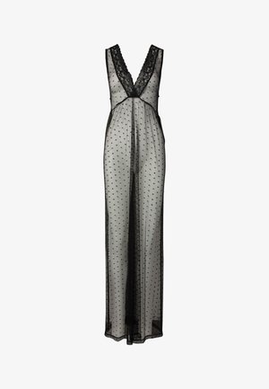 Pieces MAXIKLEID PCMILJE SPITZEN - Päevakleit - black
