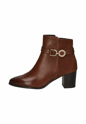 Botines bajos - cognac comb