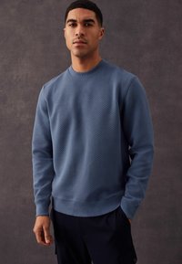 Next TEXTURE CREW  - Felpa - blue