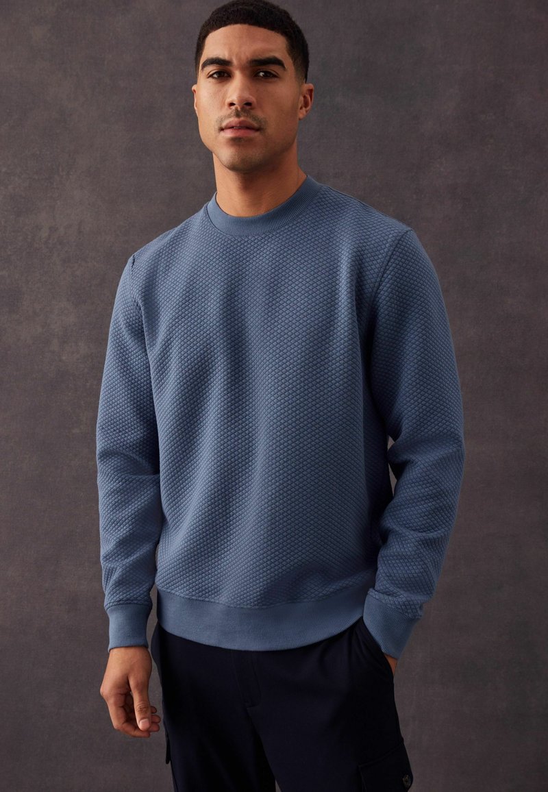 Next TEXTURE CREW - Sudadera - blue