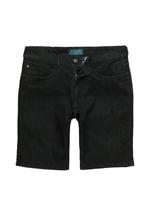BOSTON PARK, COLOUR DENIM BERMUDA SHORTS, 5-POCKET, ELASTICATED WAIST, UP TO 72 - Denimshorts - black