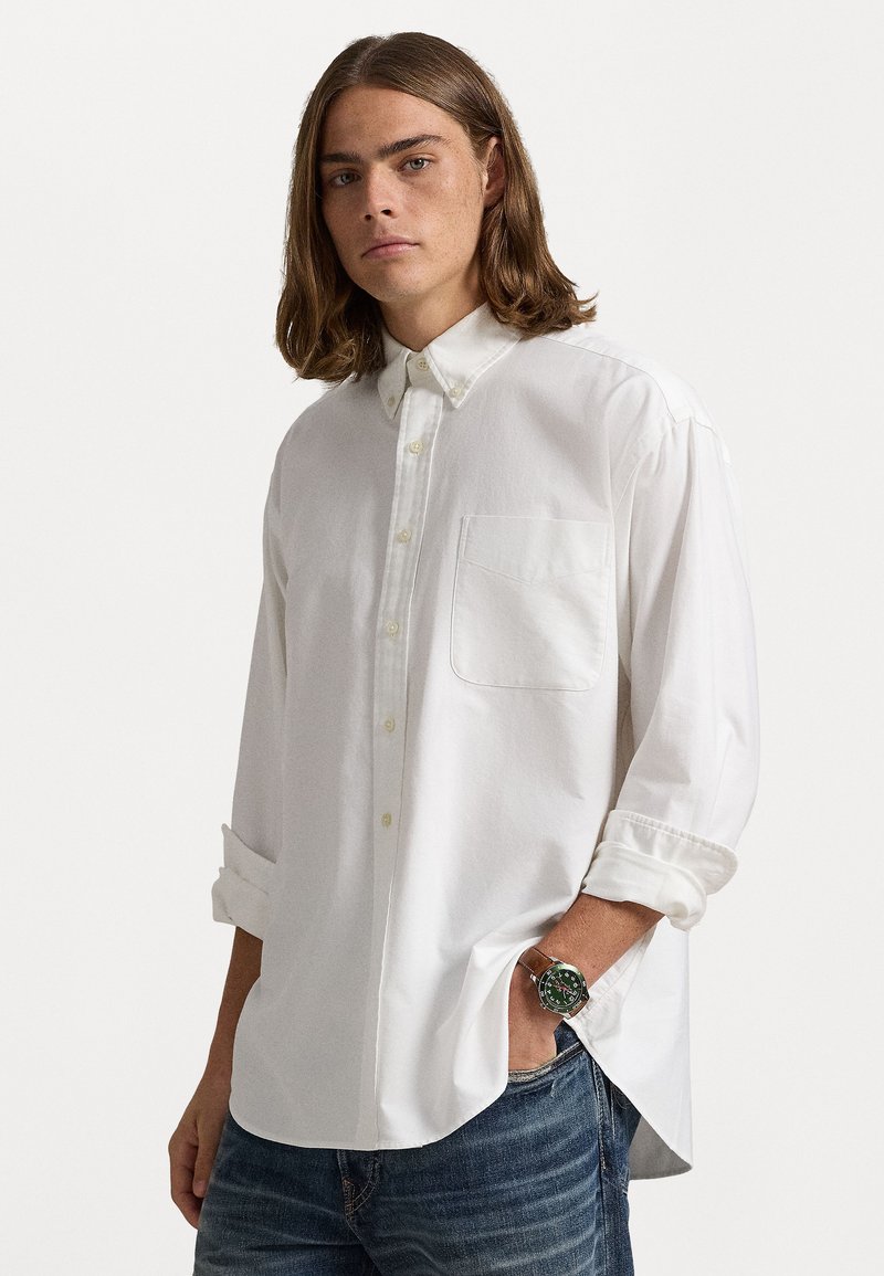Polo Ralph Lauren - THE ORGANIC COTTON BIG SHIRT - Button down-skjorte - white, Forstørre