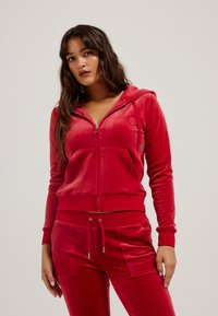 Juicy Couture - ROBERTSON - Zip-up sweatshirt - astor red Thumbnail Image 1