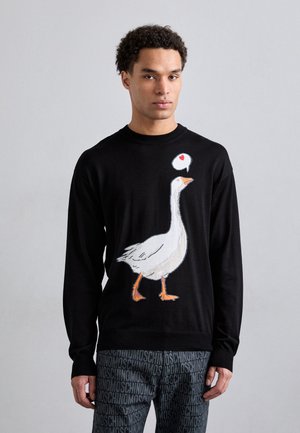 ICONIC ARCHIVE GOOSE - Jumper - black