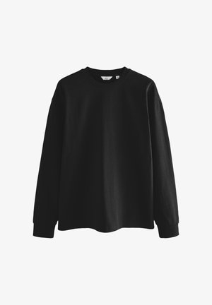 Next, LONG SLEEVE RELAXED FIT HEAVYWEIGHT - Hosszú ujjú felső - black