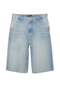 SUPER BAGGY - Kratke hlače iz džinsa - blue denim