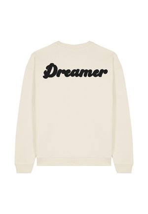 DREAMER BACK EMBROIDERY UNISEX OVERSIZE  - Sweatshirt - off white