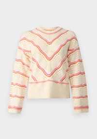 YAS YASLIMERA PULLOVER  - Džemper - birch/vibrant orange/strawberry moon
