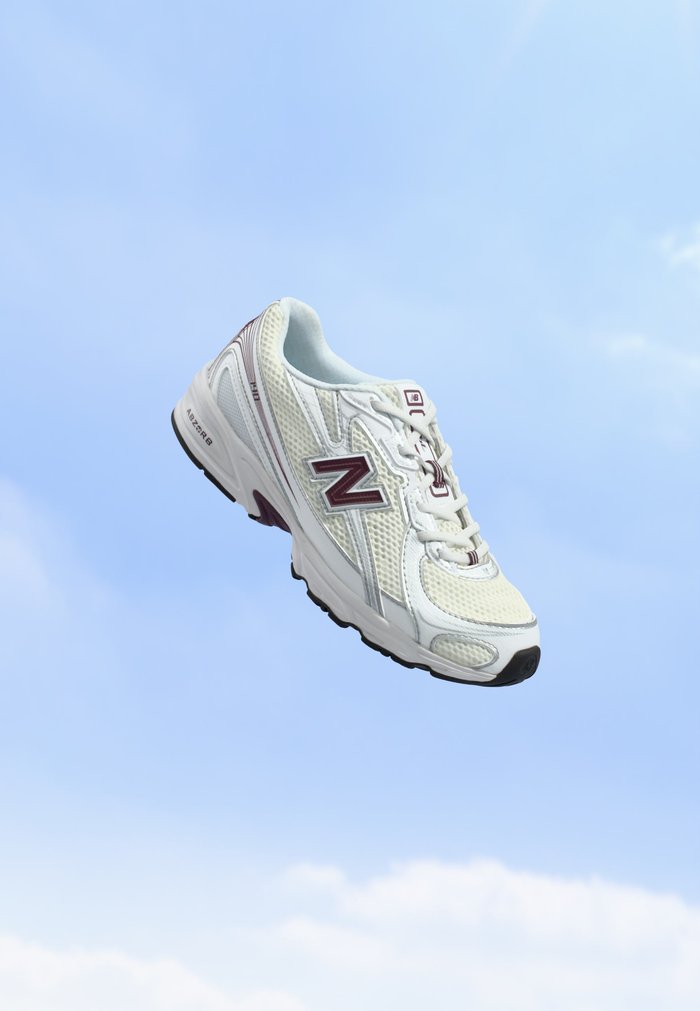 New Balance 740 UNISEX - Zapatillas - white/bordeaux