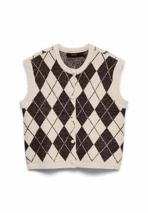 Vero Moda, KNITTED VEST VMHALO KNITTED VEST - Veste sans manches - birch