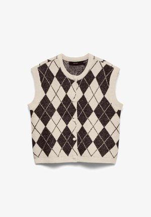 Vero Moda, KNITTED VEST VMHALO KNITTED VEST - Veste sans manches - birch