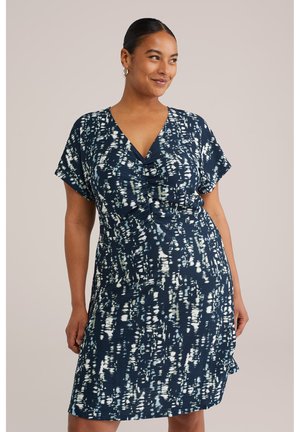 WE Fashion CURVE - Haljina od žerseja - dark blue