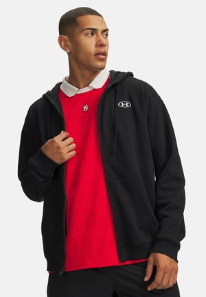Under Armour, RIVAL FLEECE - Sweatjacke - ultimate black
