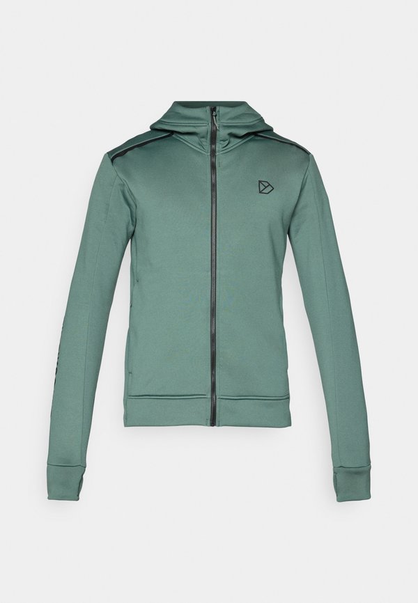 ACKE FULL ZIP - Zip-up sweatshirt - dark moss4