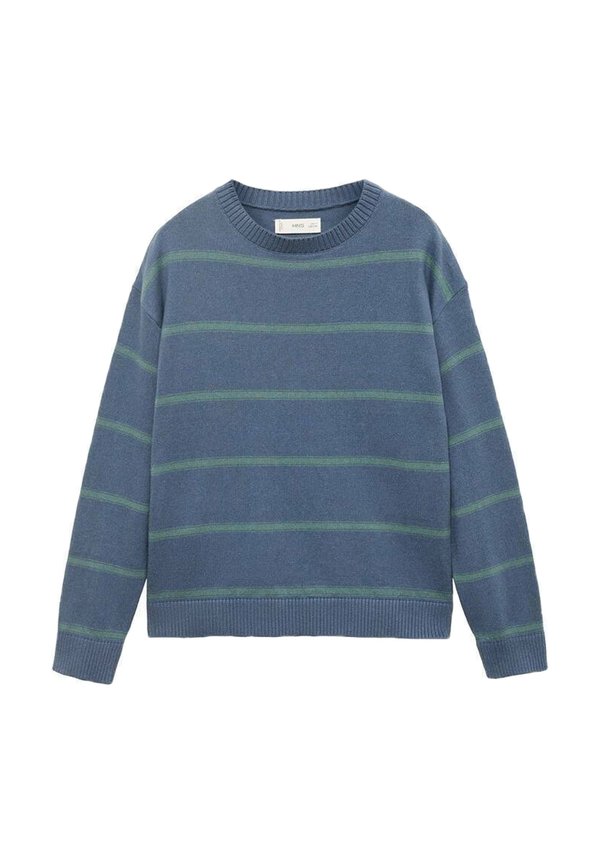 Strickpullover - blå