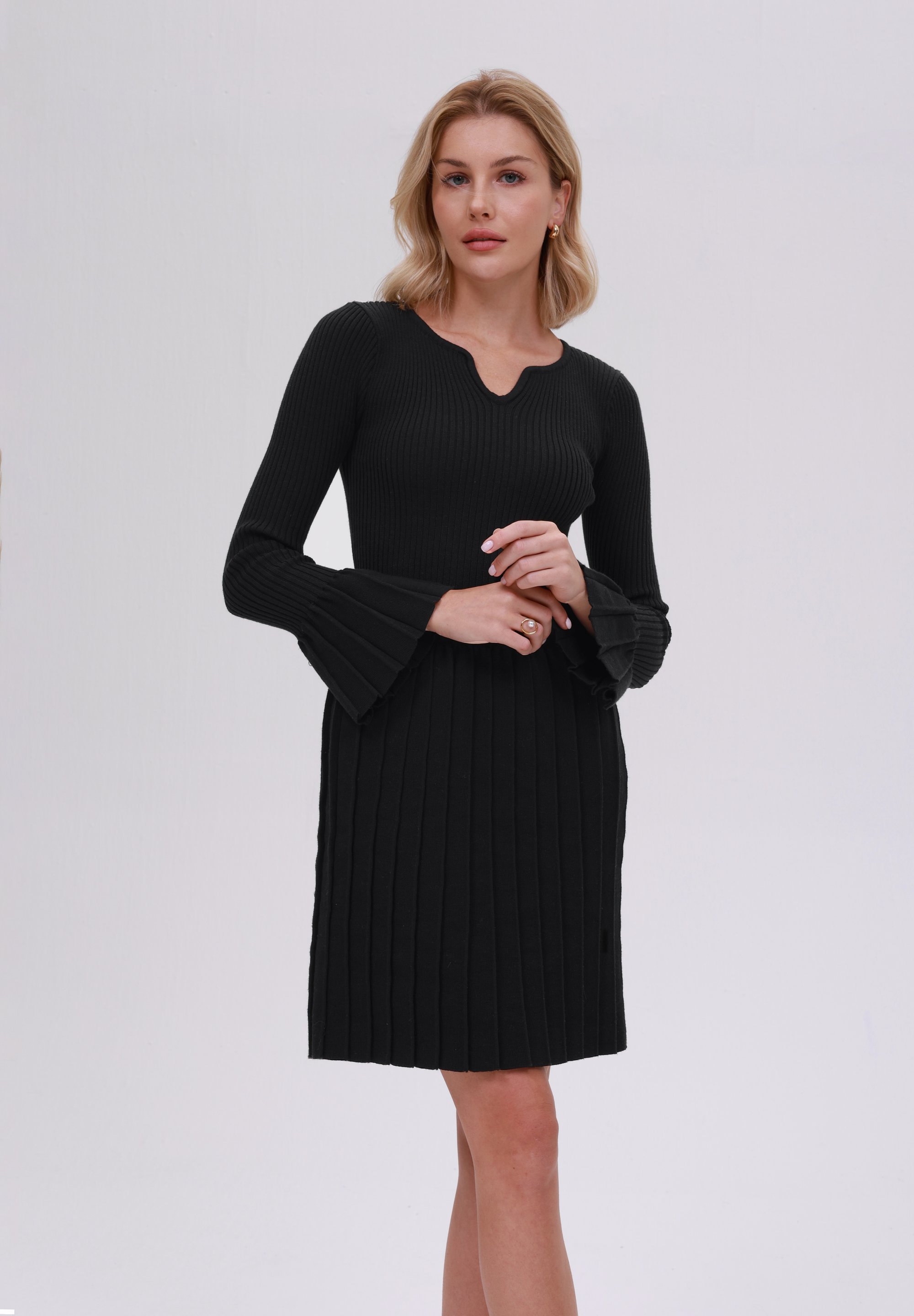 Anna Field Abito in maglia black/nero