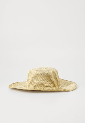 Sensi Studio MOLDEABLE CROCHET HAT WITH WIRE BRIM - Hattu - natural beige