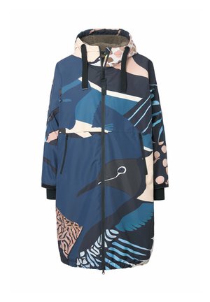 LAURASØN TEDDY LINED - Sadetakki - navy blue