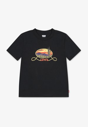 Levi's® CACTUS IN THE SUNSET TEE - T-shirt imprimé - jet black
