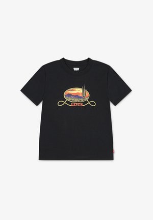 Levi's® CACTUS IN THE SUNSET TEE - T-shirts print - jet black