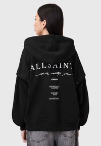 AllSaints - AROMA AMPHIA HOODY - Zip-up sweatshirt - black Thumbnail Image 1