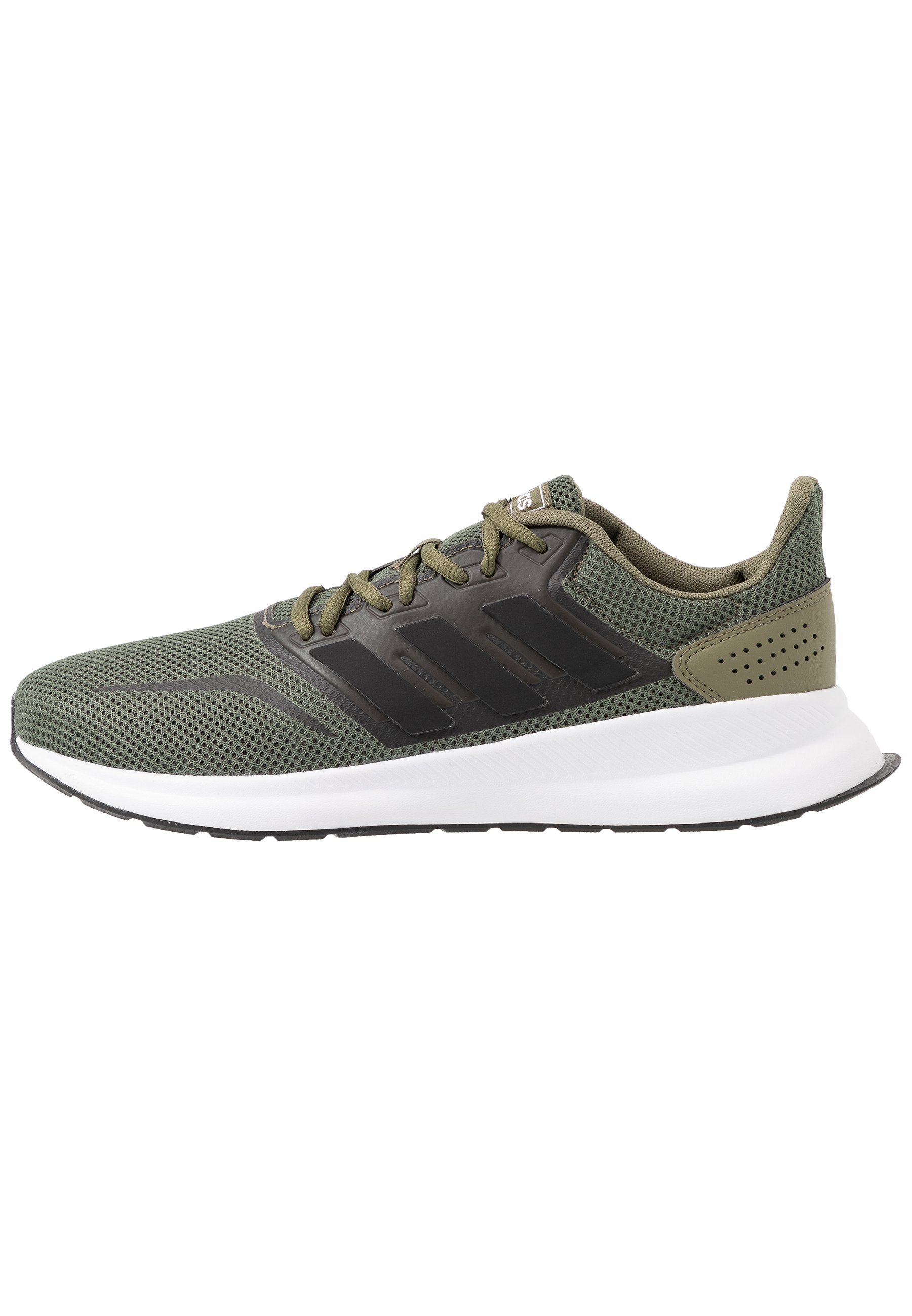 RUNFALCON - Laufschuh Neutral - raw khaki/core black/footwear white RUNFALCON - Laufschuh Neutral - raw khaki/core black/footwear white