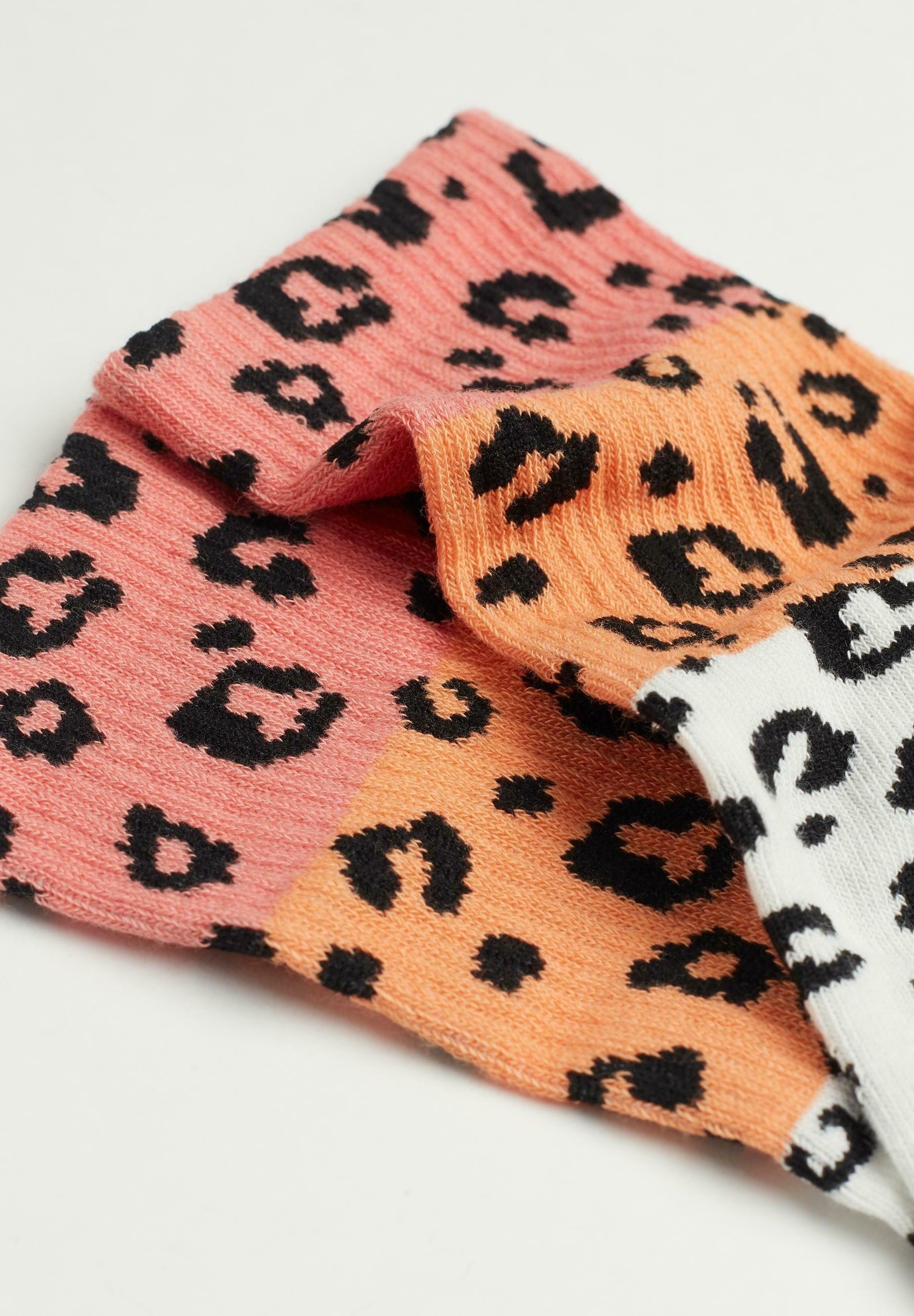 Calzedonia Calze - aufdruck coral cream animal print/color carne - Zalando
